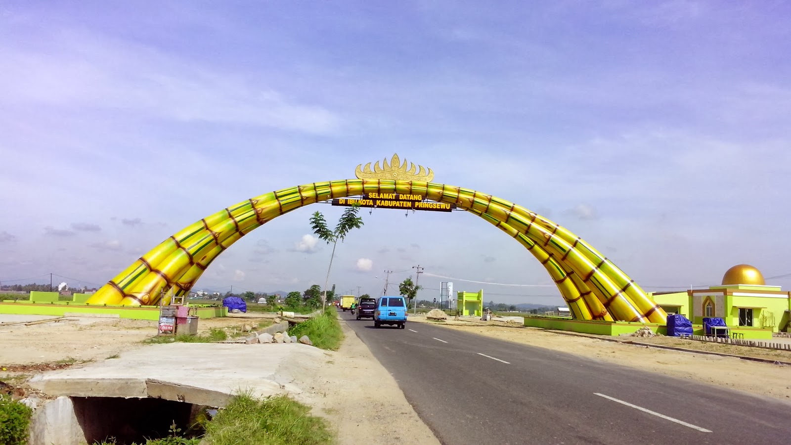 Tugu bambu pringsewu lampung